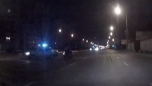 В омске полиция бросилась в погоню за мотоцикистом