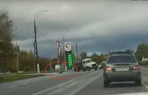 Ассенизатор ГАЗ снес пешехода
